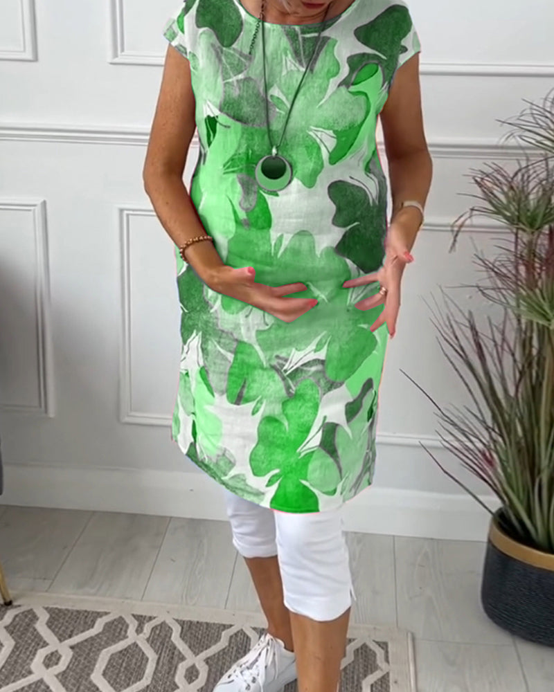 CD - Rochie casual cu flori