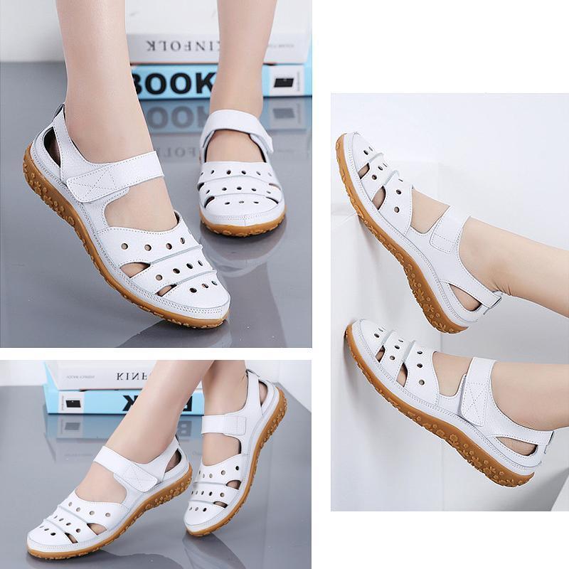 CD | Out Hook Loop Casual Sandale plate pentru femei
