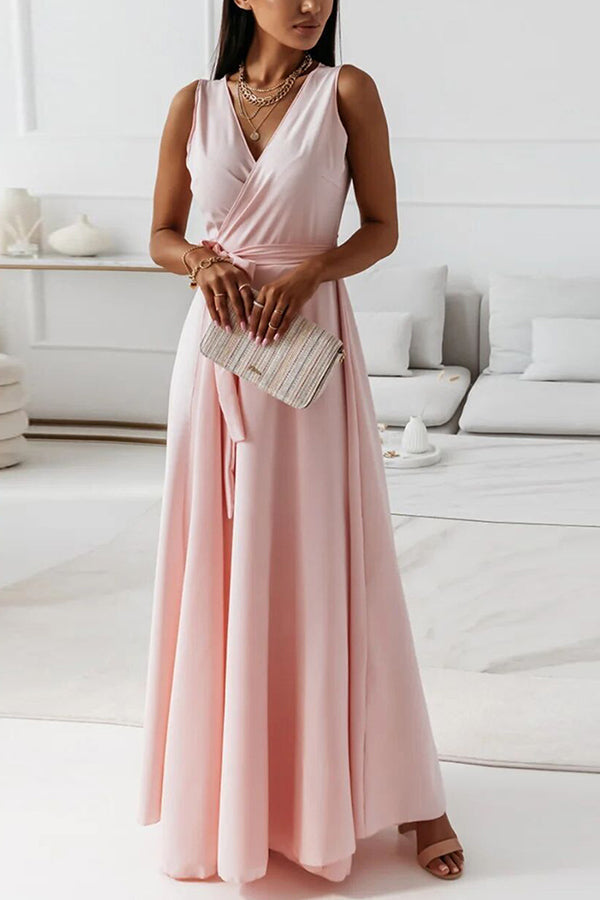 CD | Rochie maxi cu curea Wrap