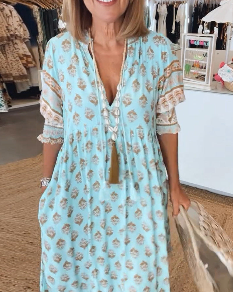 CD | Rochie maxi boho-chic