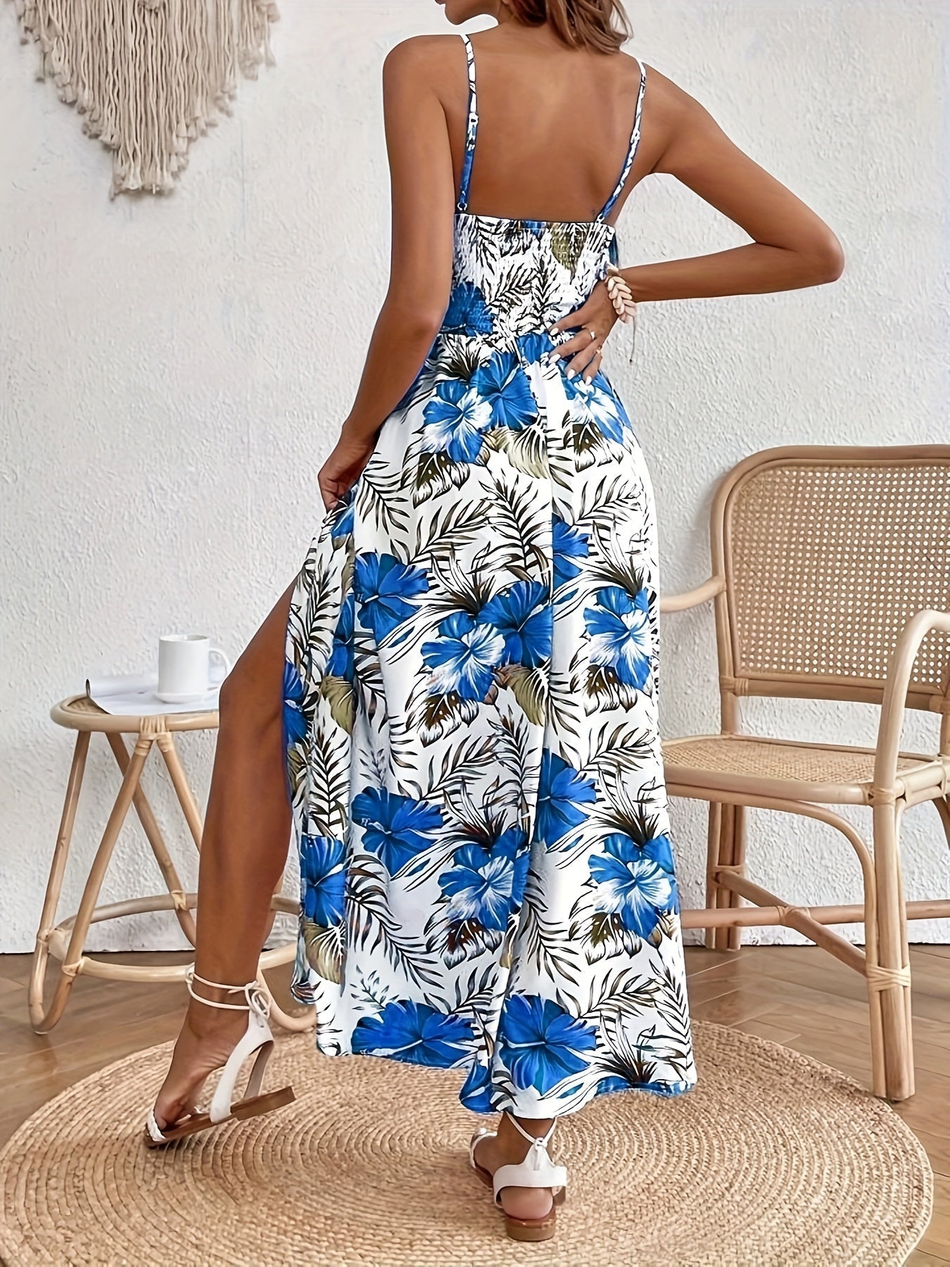 CD | Rochie maxi florală elegantă
