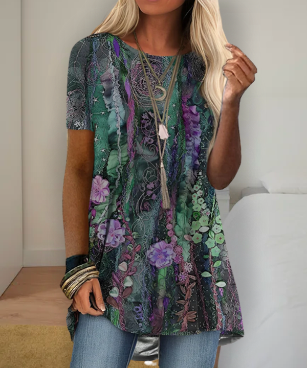 CD | Cămașă imprimată de inspirație boho