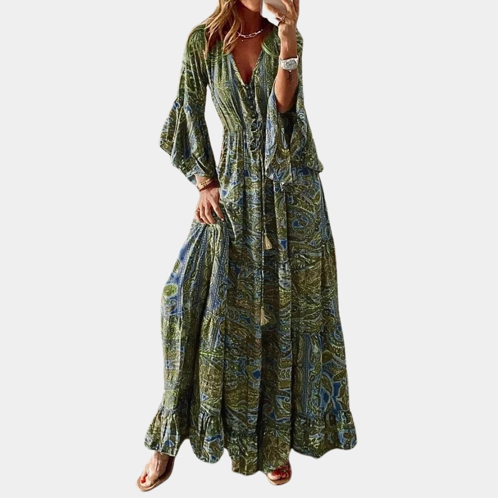 CD | rochie lungă boemă elegantă pentru utilizare versatilă