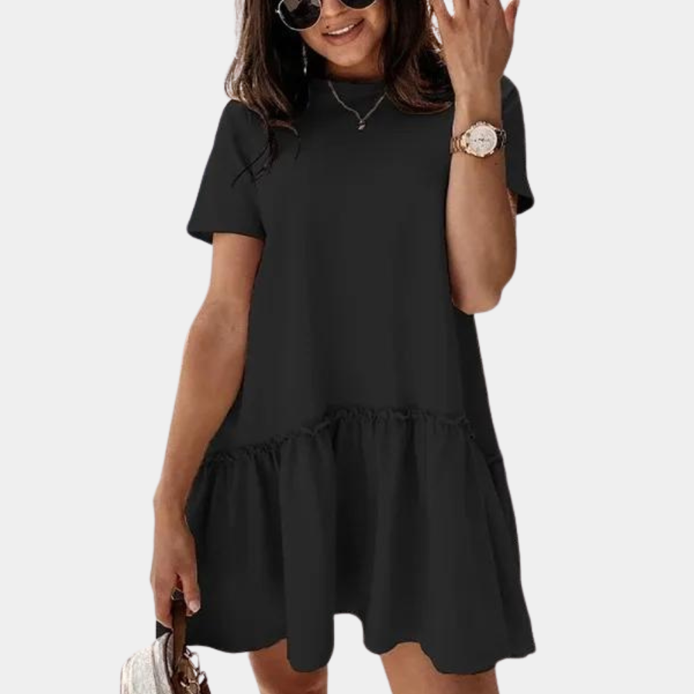 CD | Confortabil casual rochie mini de vară pentru femei