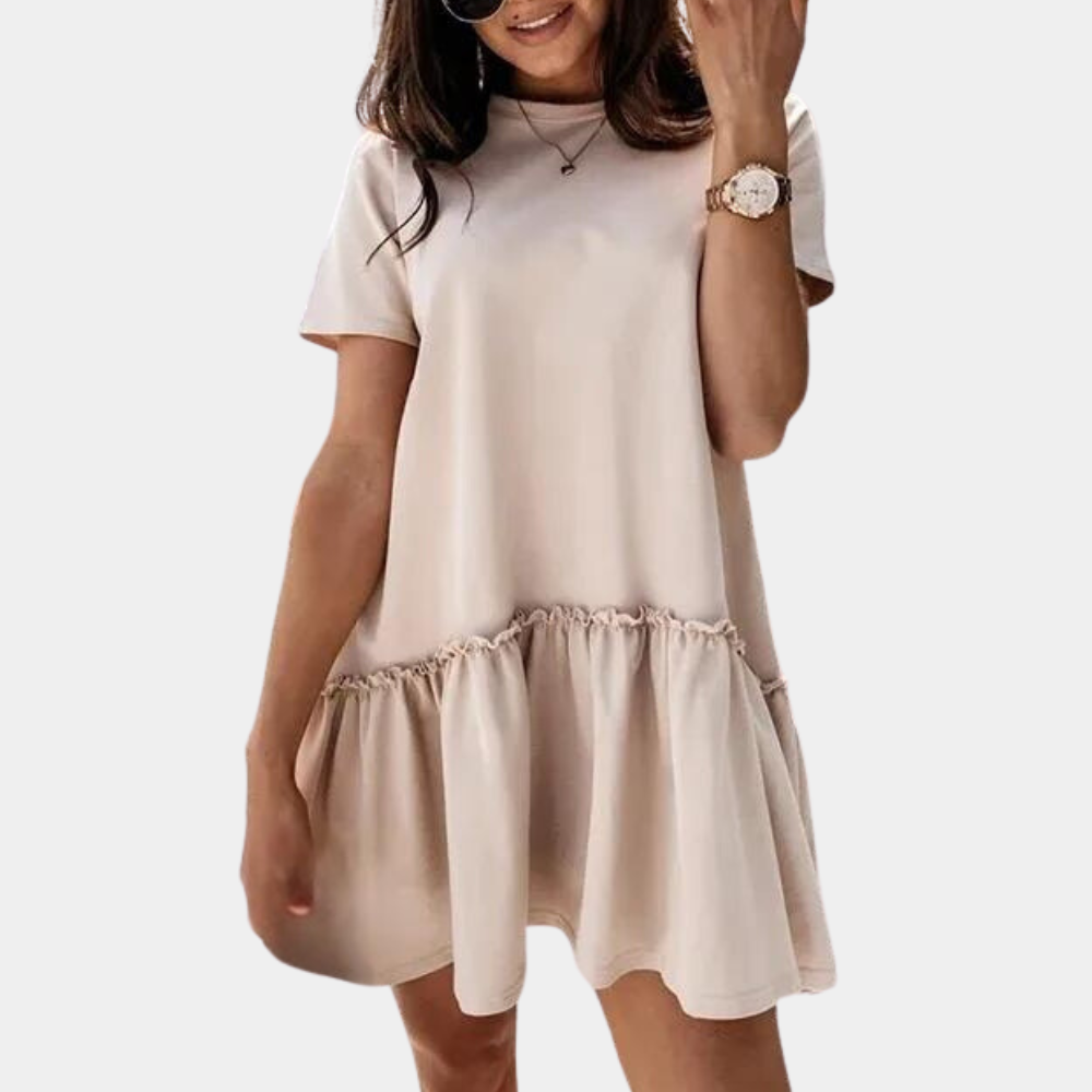 CD | Confortabil casual rochie mini de vară pentru femei