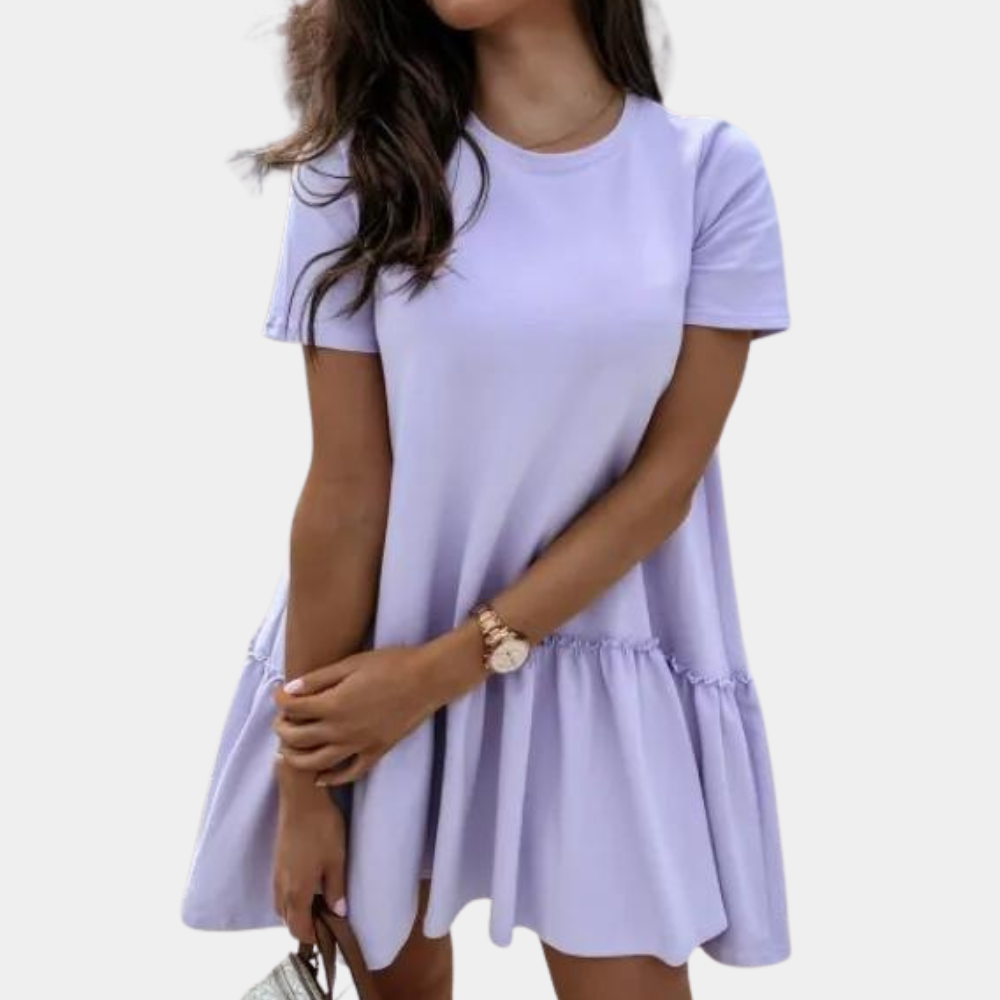 CD | Confortabil casual rochie mini de vară pentru femei