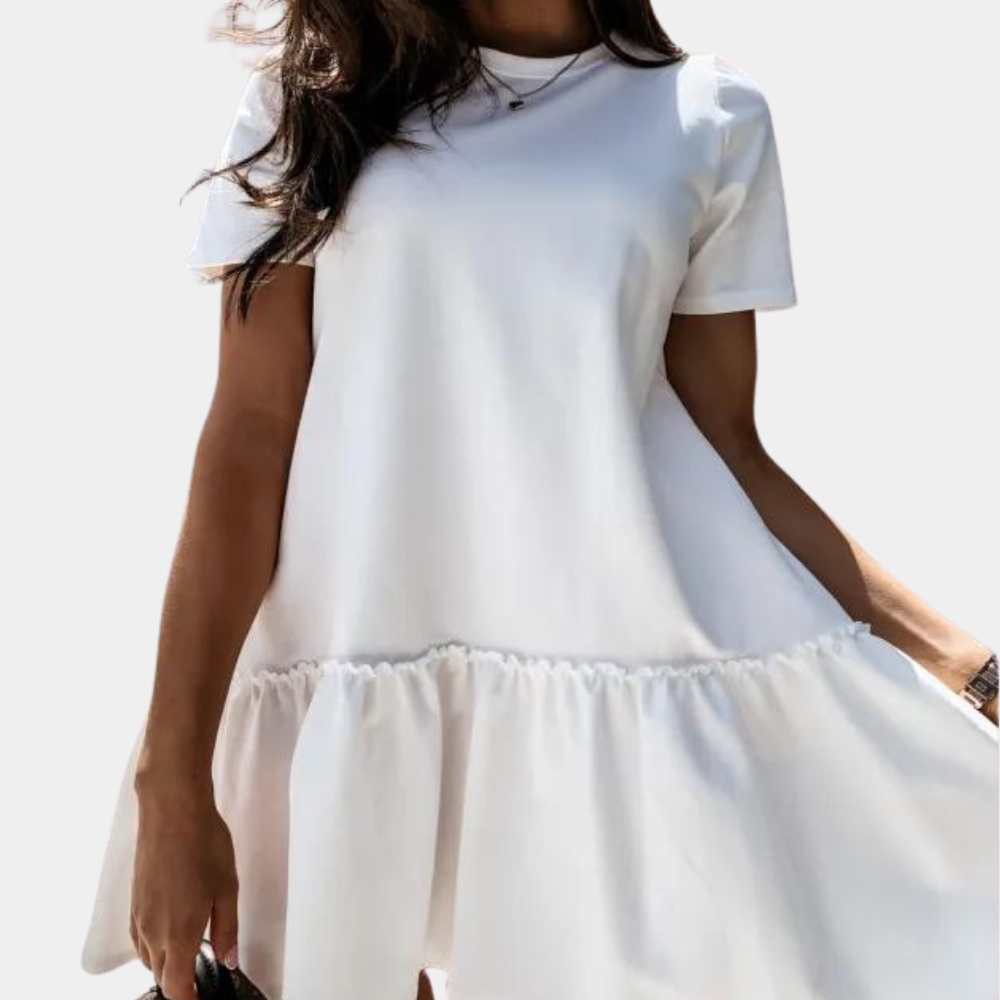 CD | Confortabil casual rochie mini de vară pentru femei