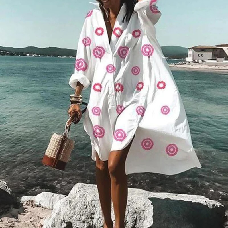CD | "Nina" Rochie cămașă casual