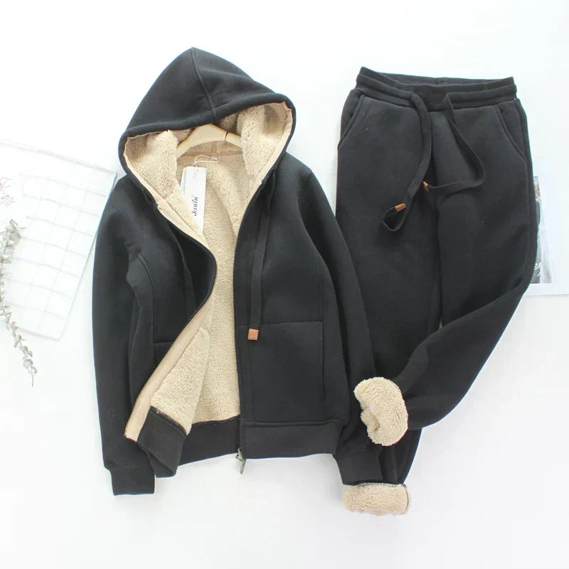 CD | Set elegant și la comandă de jachetă și pantaloni de iarnă