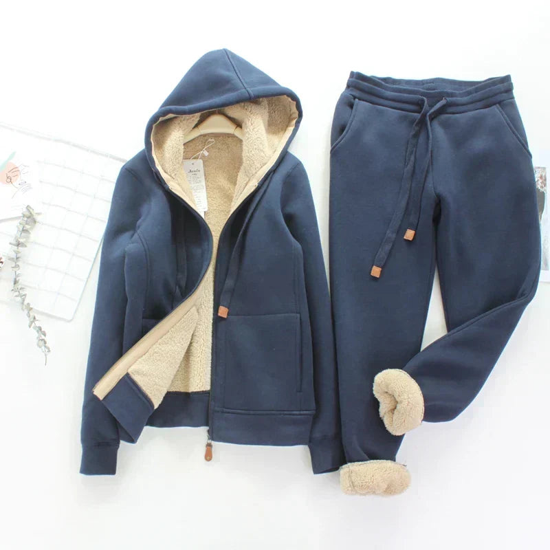 CD | Set elegant și la comandă de jachetă și pantaloni de iarnă