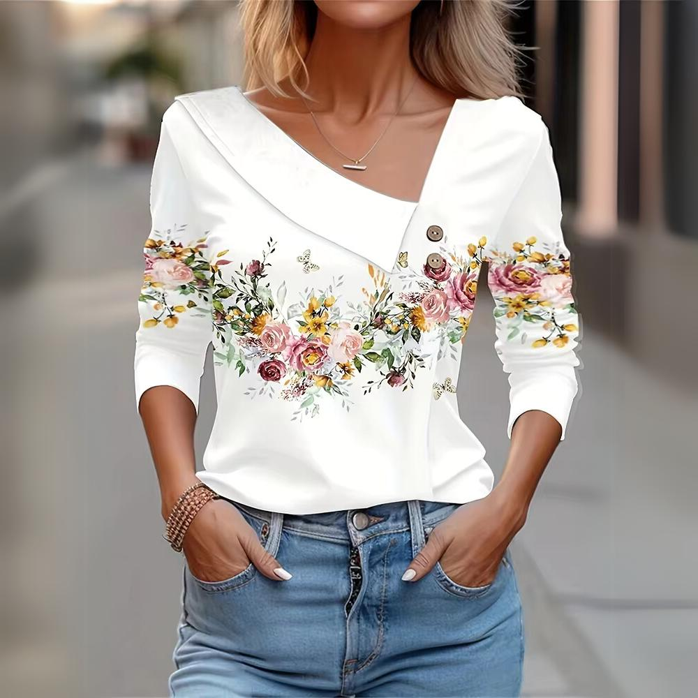 CD | Top casual cu mâneci lungi