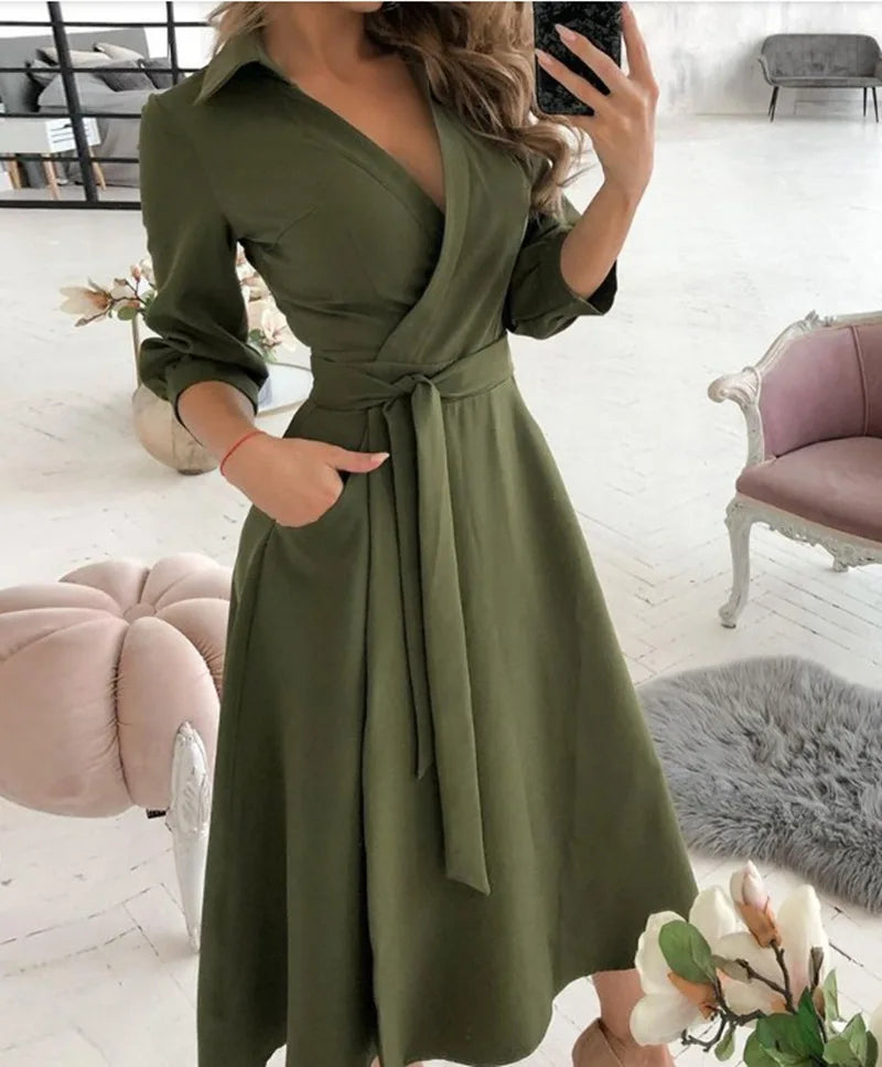 CD | Rochie elegantă tip wrap