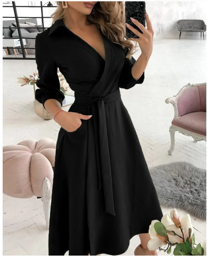 CD | Rochie elegantă tip wrap