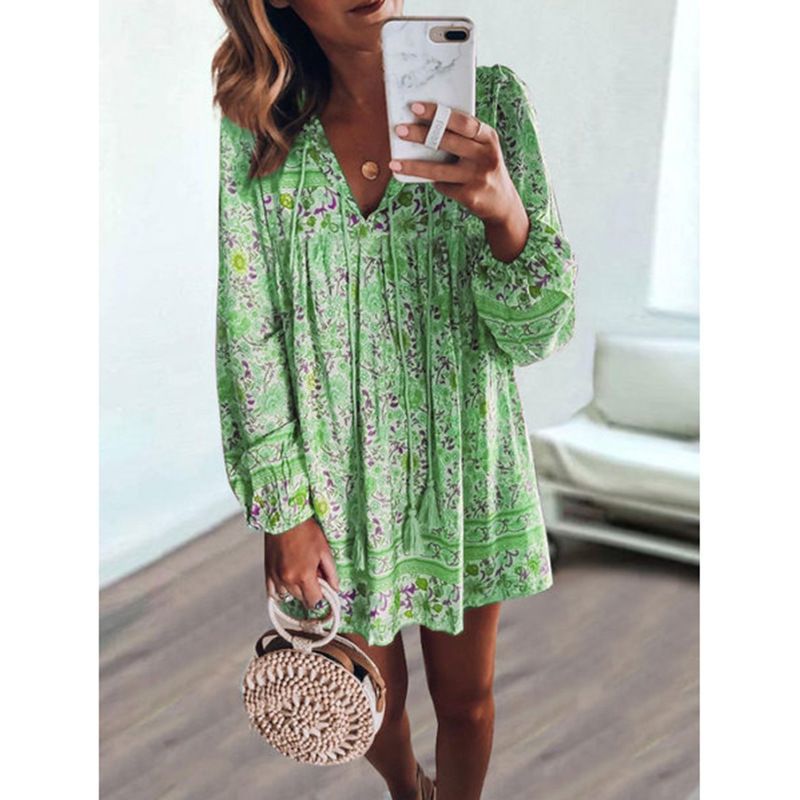 CD | Rochie mini A-line cu imprimeu floral CA4