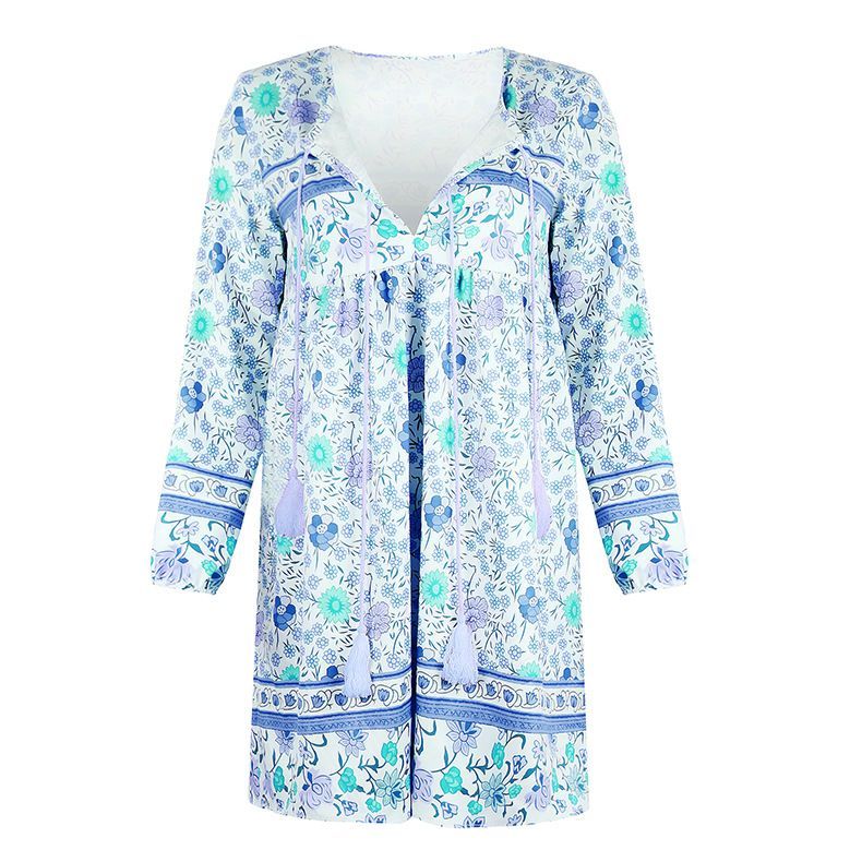 CD | Rochie mini A-line cu imprimeu floral CA4