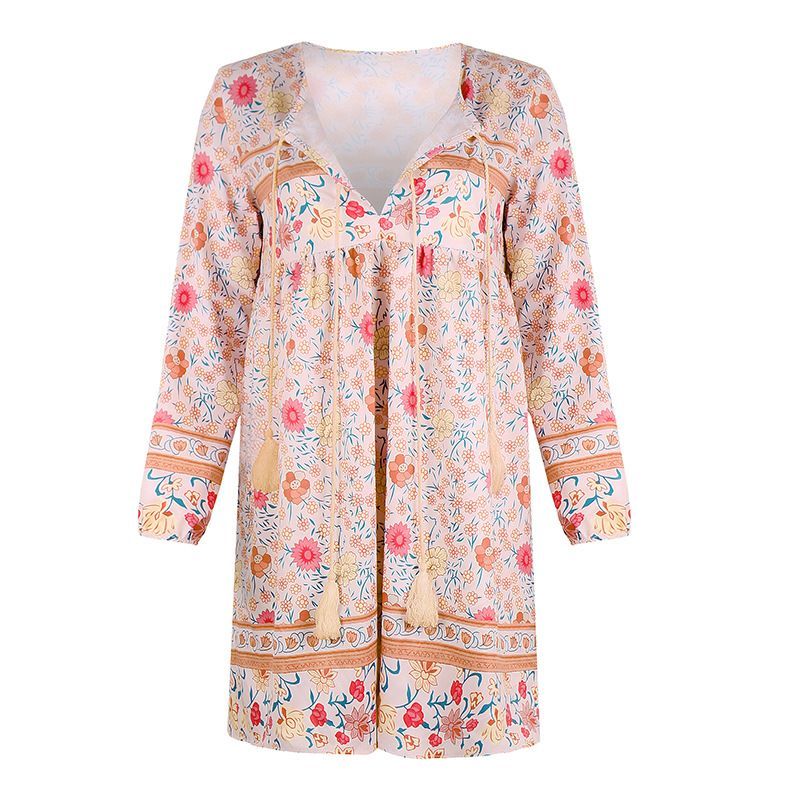 CD | Rochie mini A-line cu imprimeu floral CA4