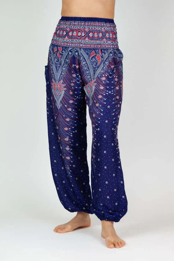 CD | Tasha|Pantaloni harem cu vulcan oriental