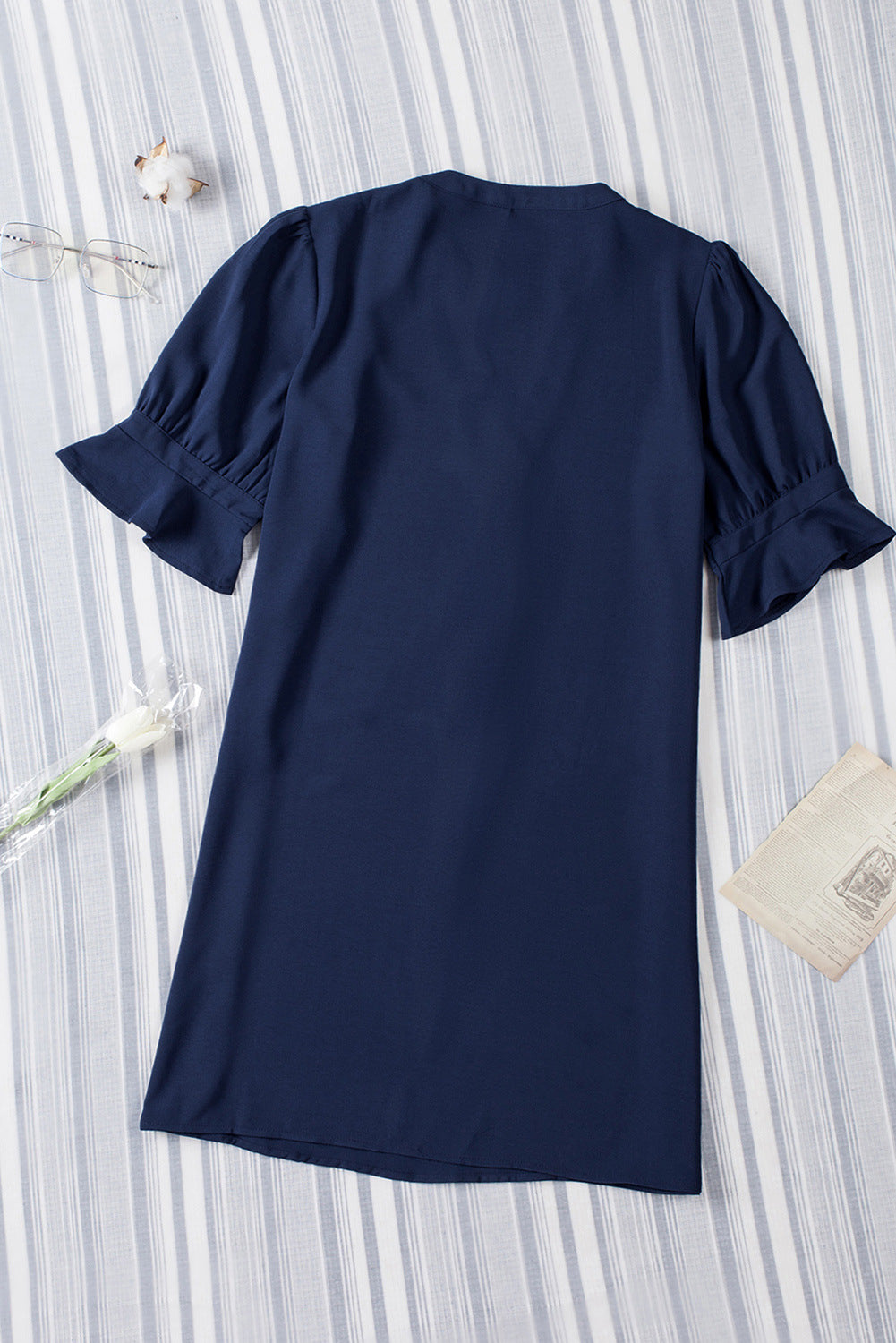 CD | Rochie minimală cu mâneci bufante