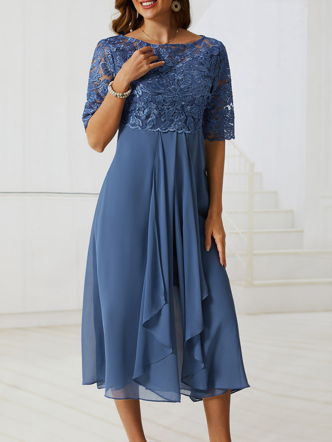 CD | Rochie midi elegantă din dantelă