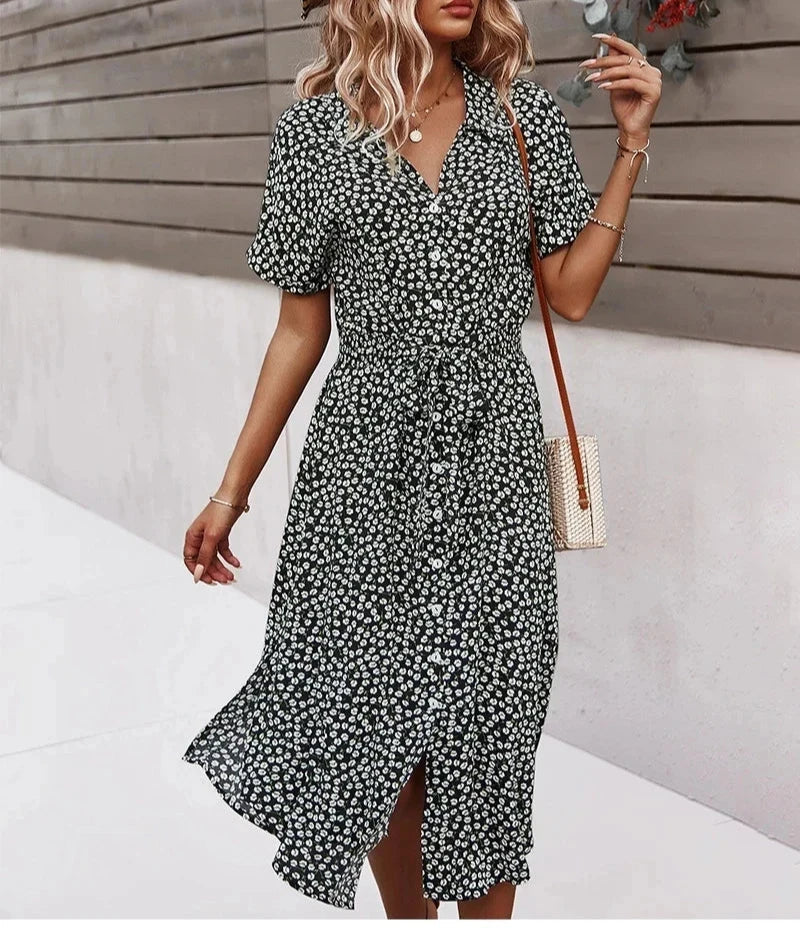 CD - Rochie elegantă cu model floral