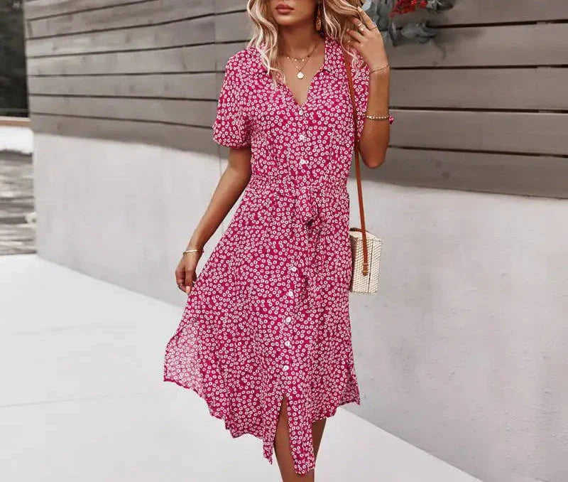 CD - Rochie elegantă cu model floral