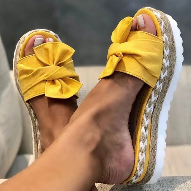 CD | | Sandale de vară trendy cu arc