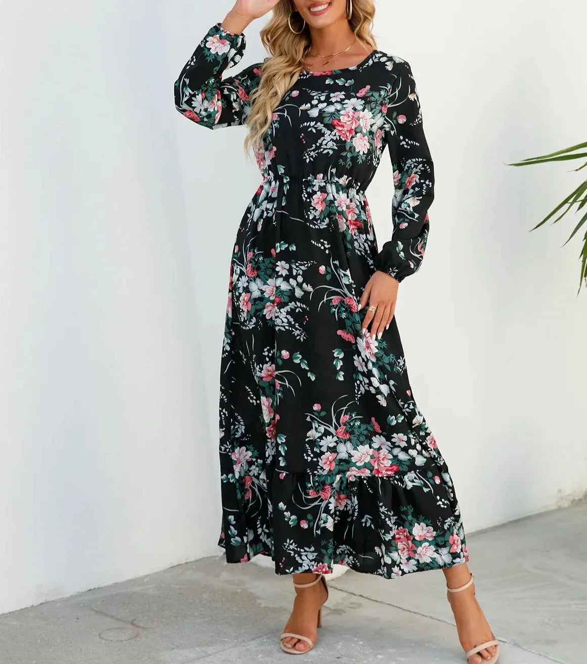CD - Rochie florală elegantă de primăvară