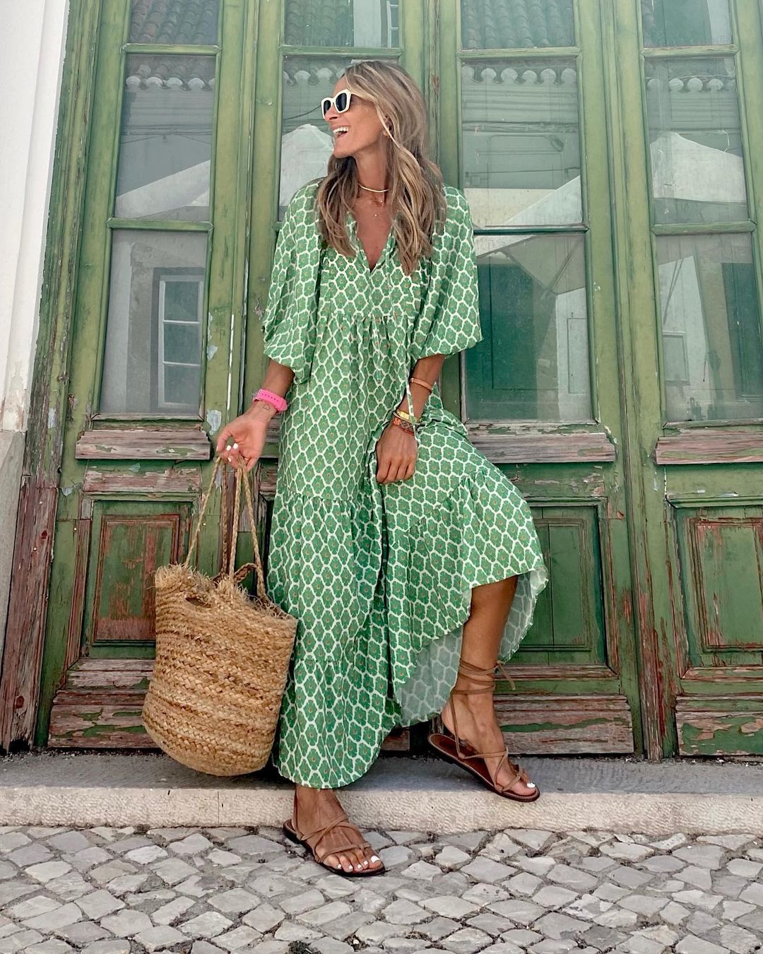 CD - Rochie boemă lungă