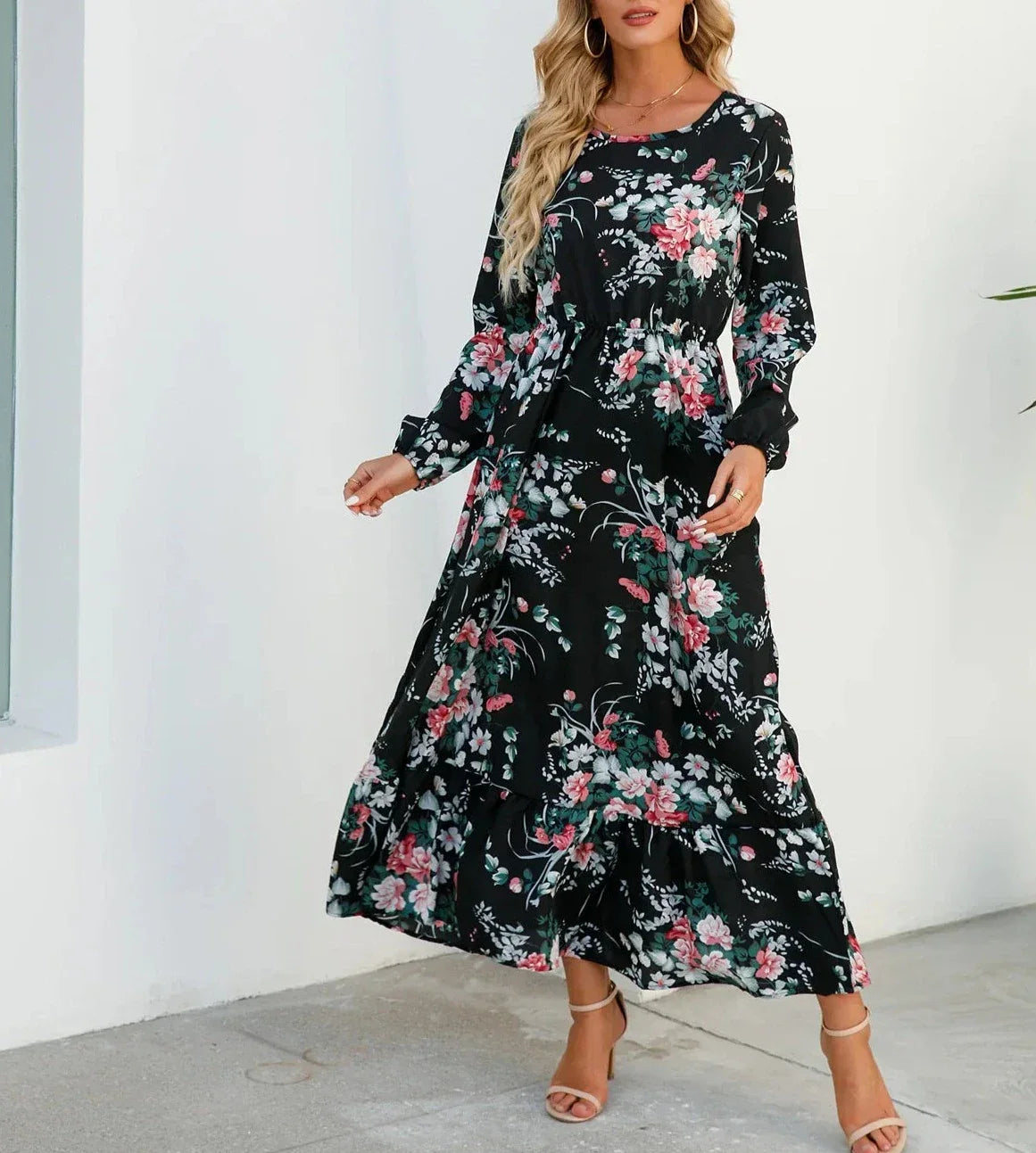 CD - Rochie florală elegantă de primăvară