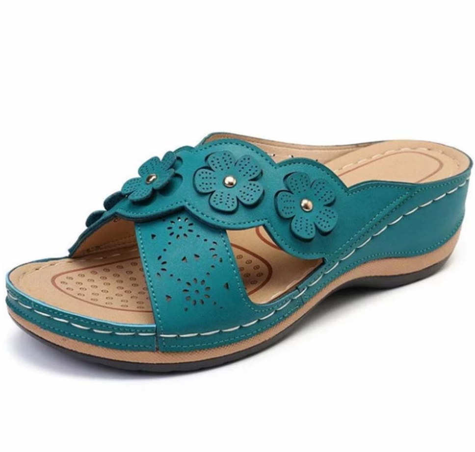 CD | Sandale feminine cu model floral