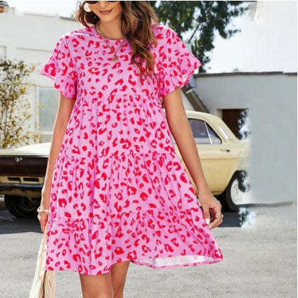 CD | Rochie mini pentru femei în culori vii
