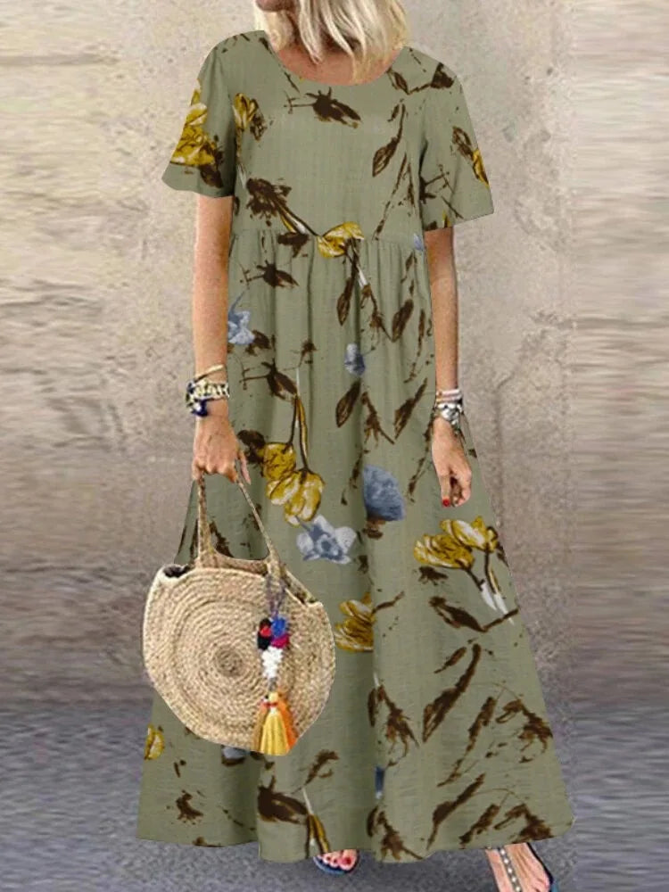 CD - Rochie maxi florală boho chic