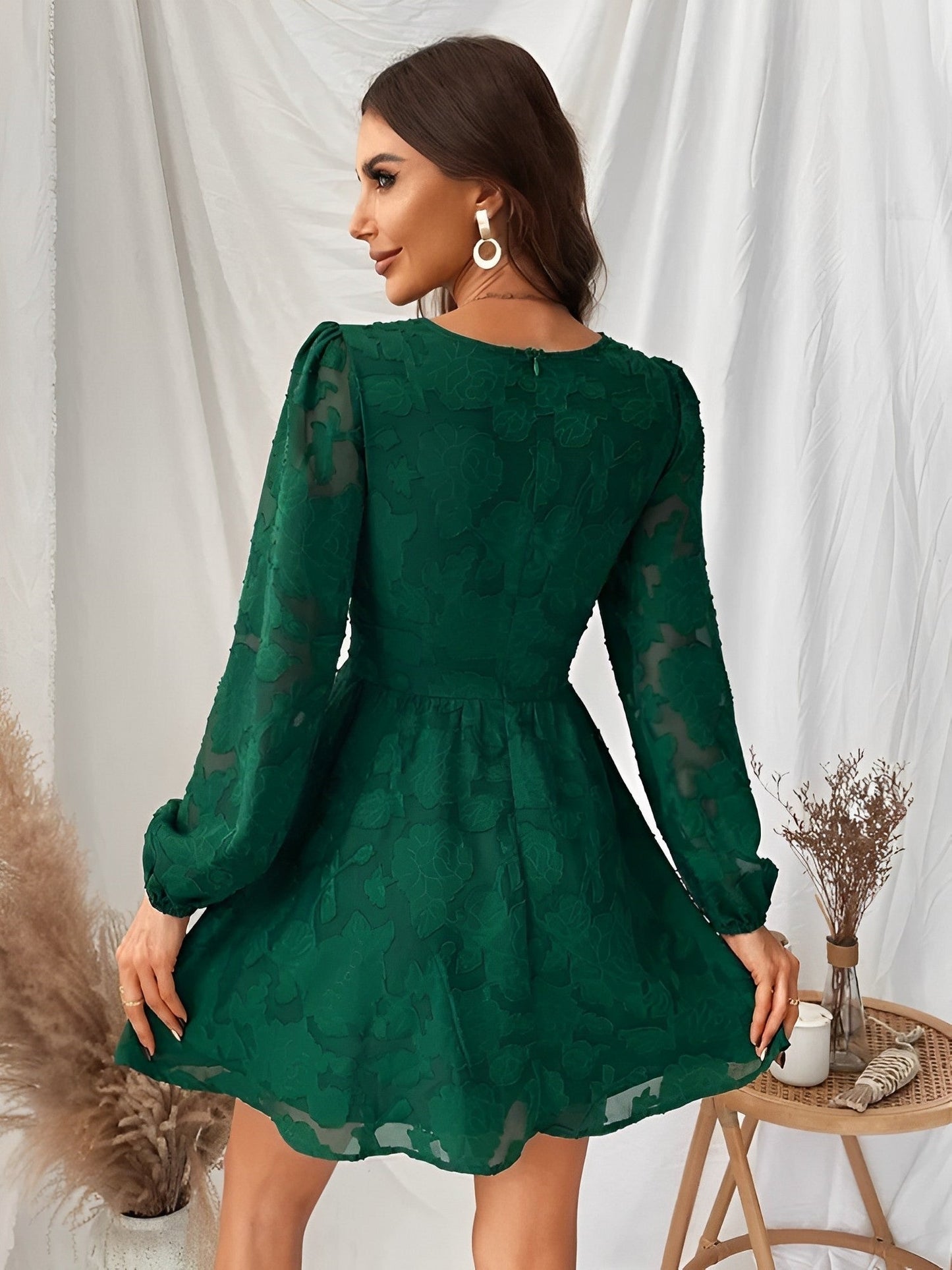 CD | o rochie mini versatilă pentru ocazii speciale în verde