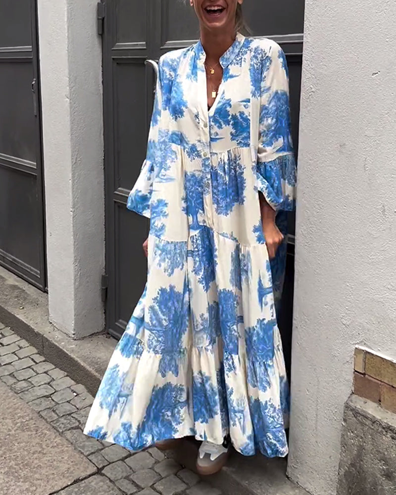 CD | Rochie lungă, fluidă