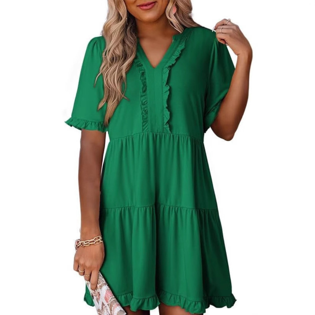 CD | Rochie mini casual cu decolteu în V