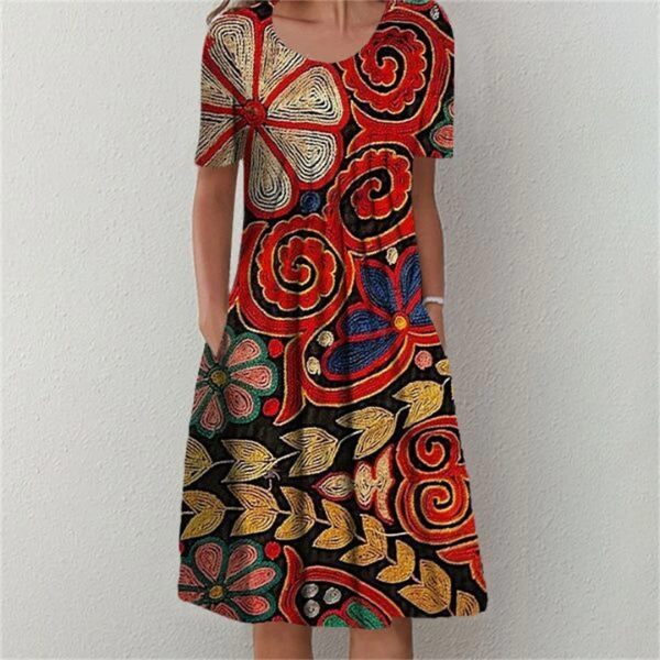 CD - Rochie clasică din bumbac
