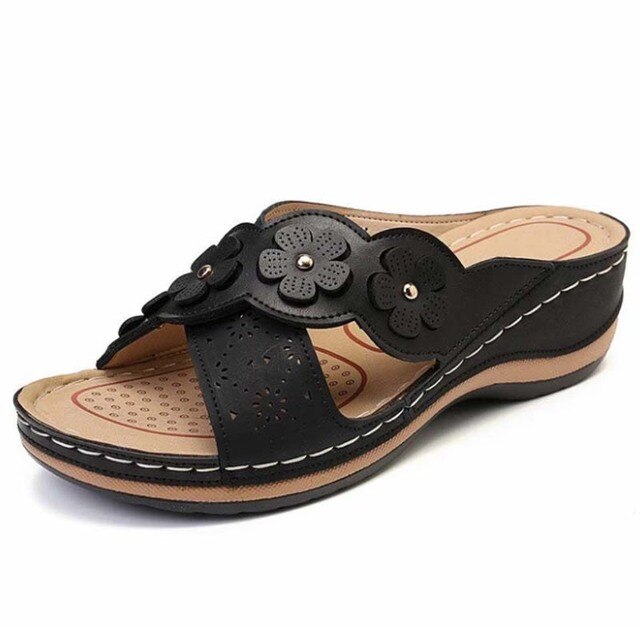 CD | Sandale feminine cu model floral