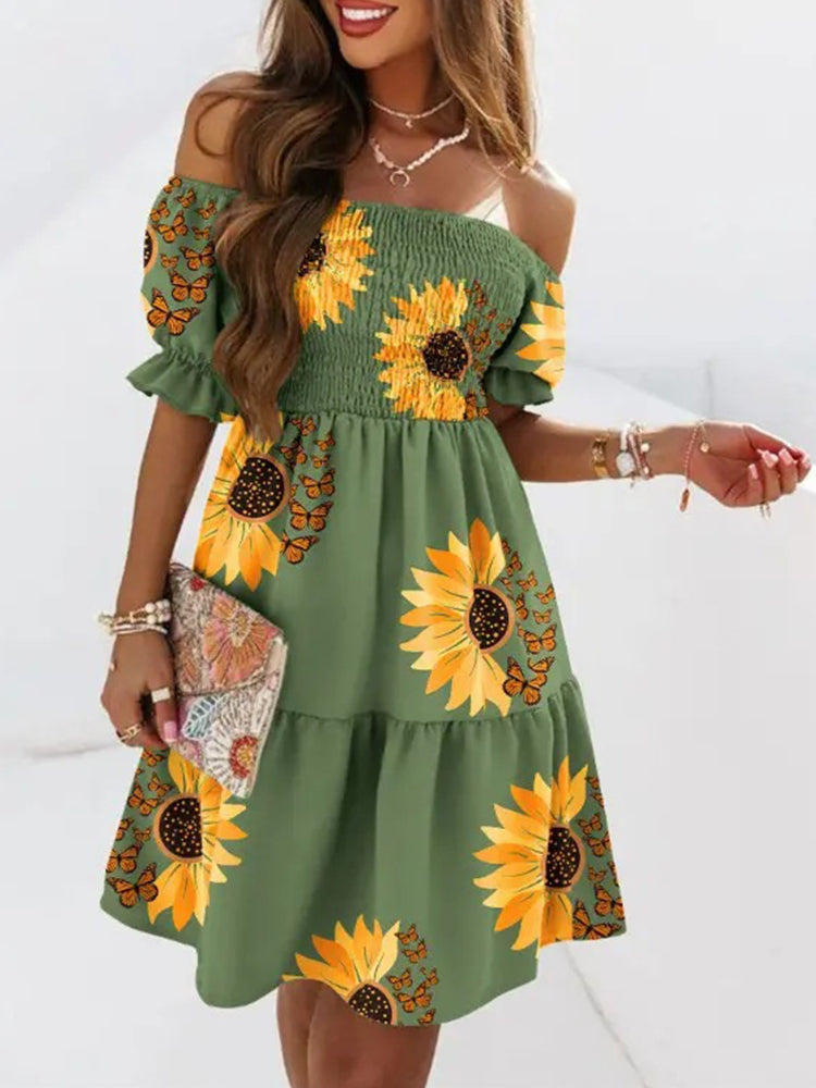 CD | "Yanna" Rochie de umăr la modă