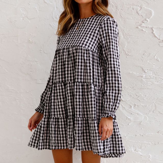 CD | Mini rochie Gingham vb52