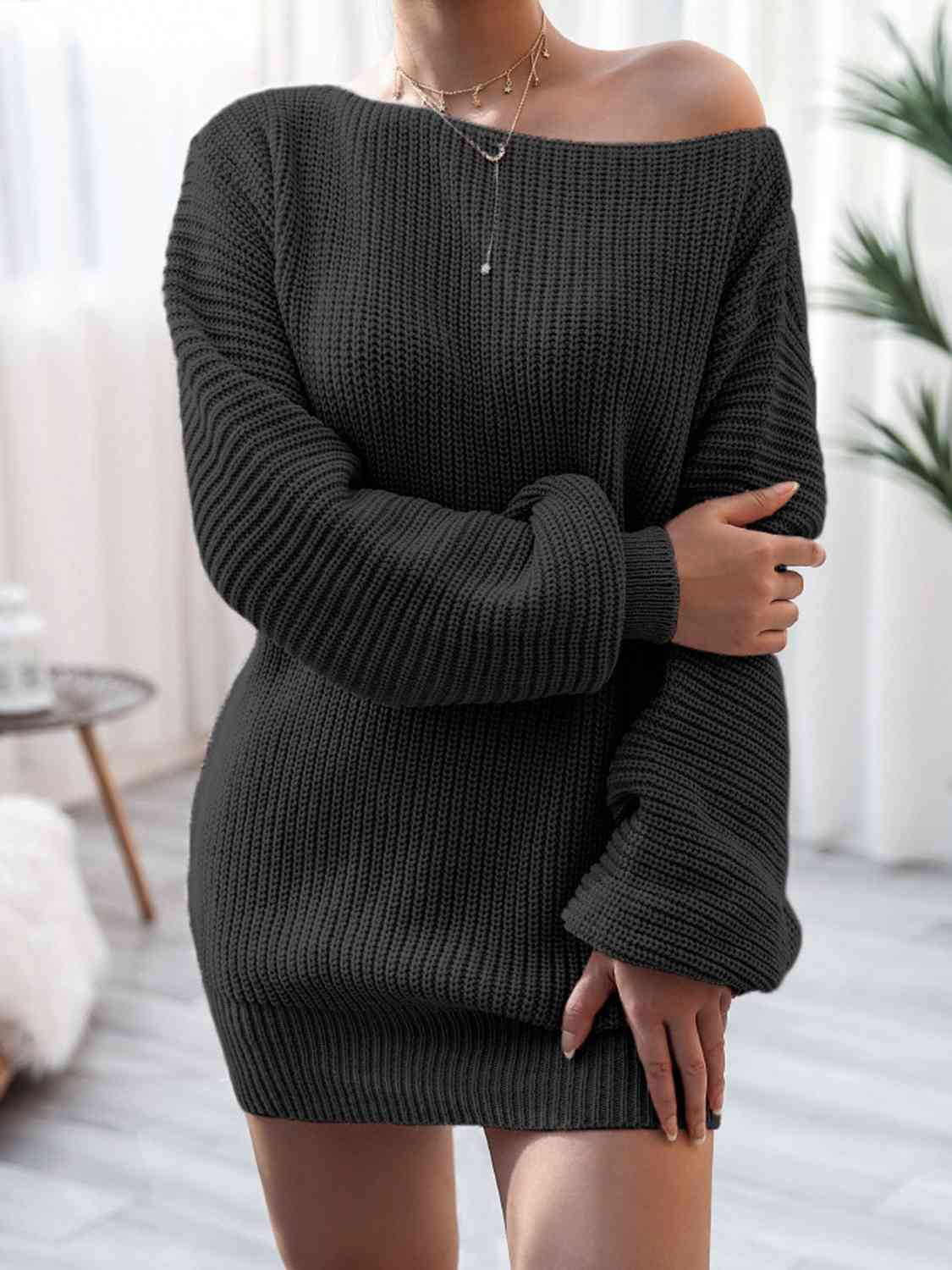 CD | Rochie mini tricotată