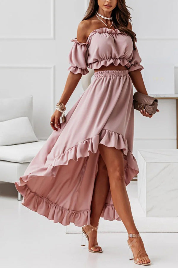 CD | Rochie midi cu umerii deschiși
