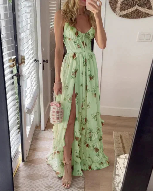 CD | Rochie maxi florală elegantă