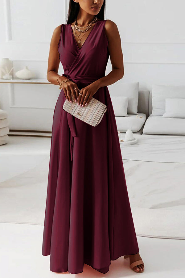 CD | Rochie maxi cu curea Wrap