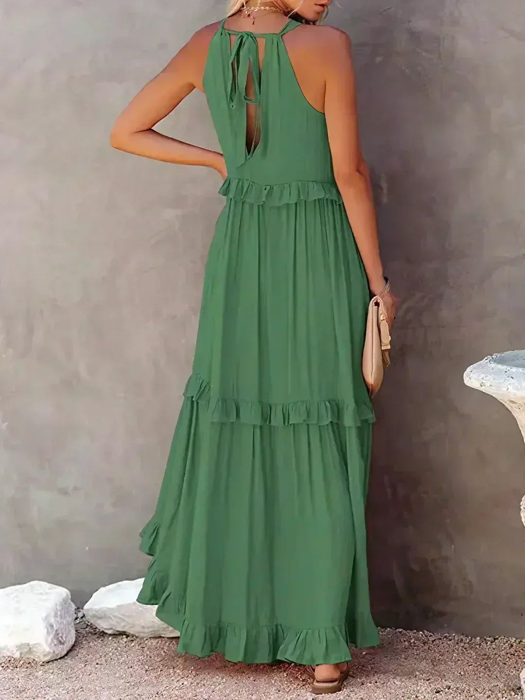 CD | Rochie maxi cu volane Effortless