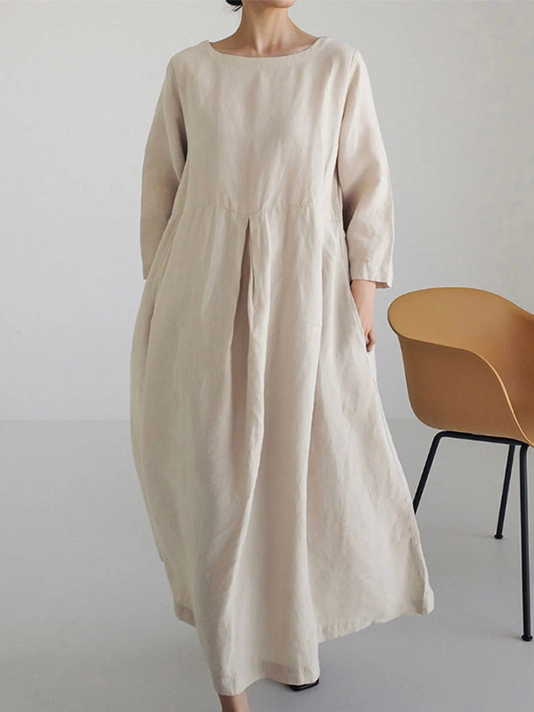 CD - Rochie de legătură lejeră cu buzunare laterale