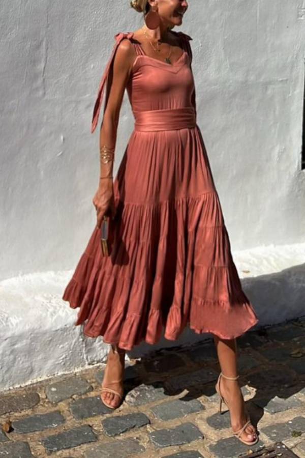 CD | Rochie midi cu țiglă Rocio