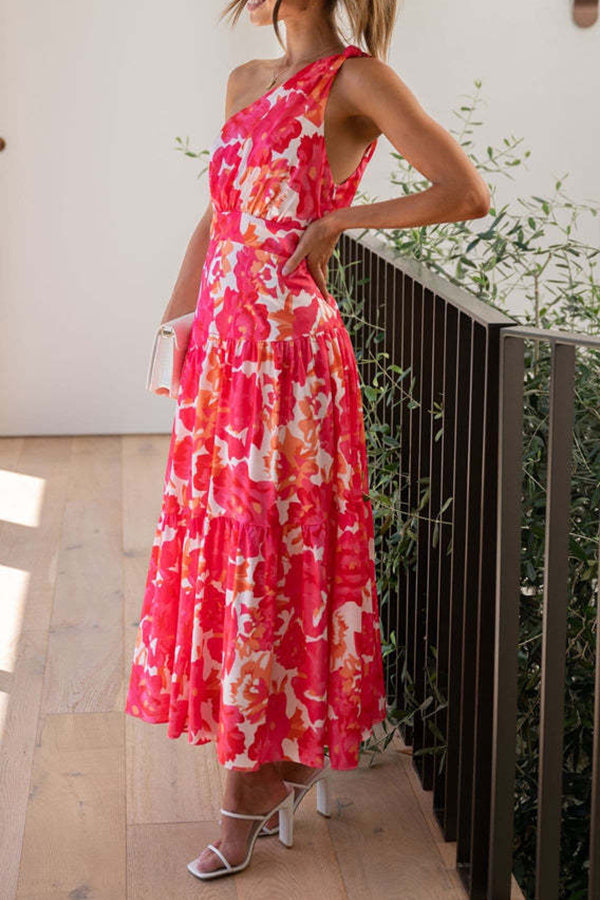CD | Rochie midi fără mâneci, fără umeri, de lungime medie