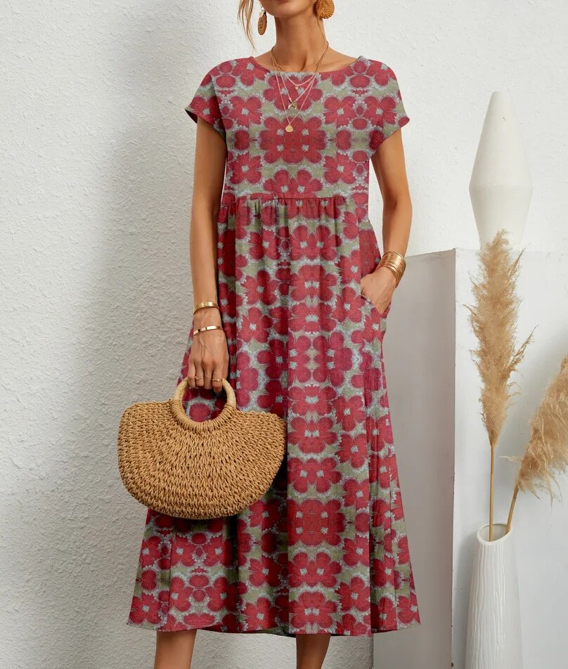 CD - Rochie florală fermecătoare