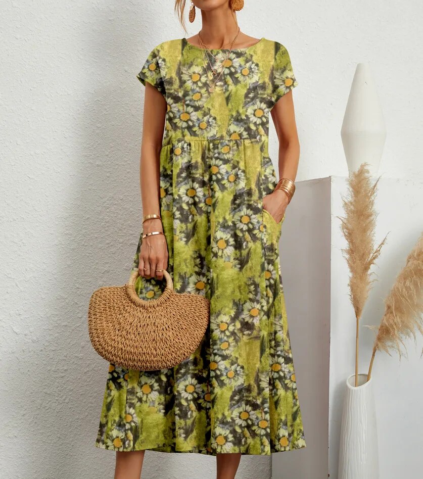 CD - Rochie florală fermecătoare