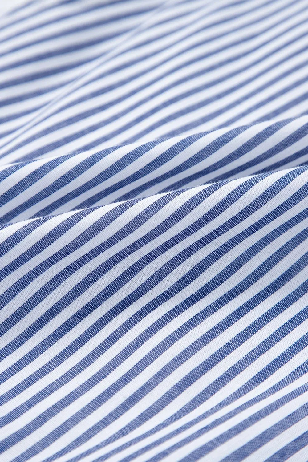 CD | Stripe Rochie mini fără mâneci, cu ric rac crestat